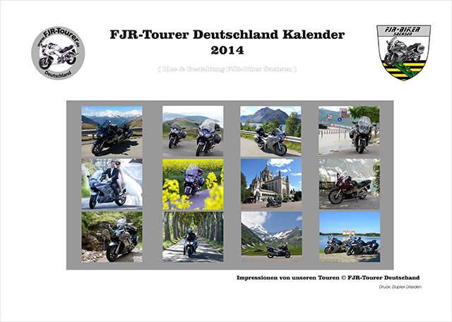 FJR-Tourer Kalender 2014
