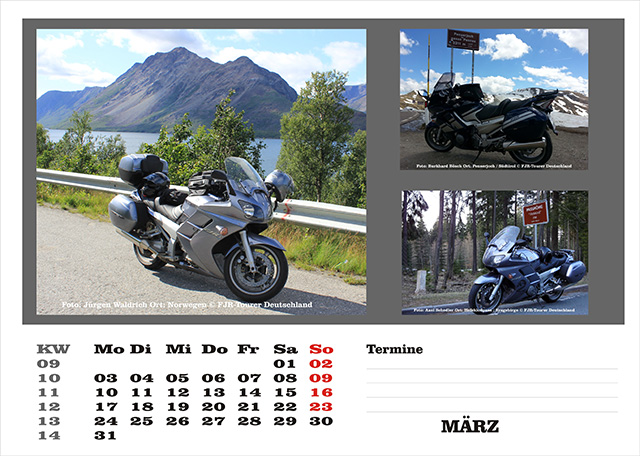 Kalender 2014 März