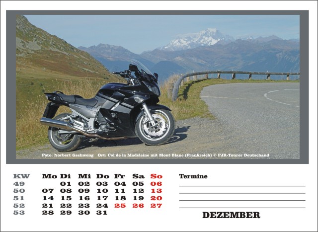 Kalender 2015 Dezember