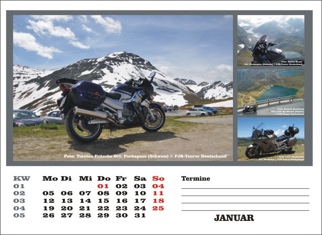 Kalender 2015 Januar