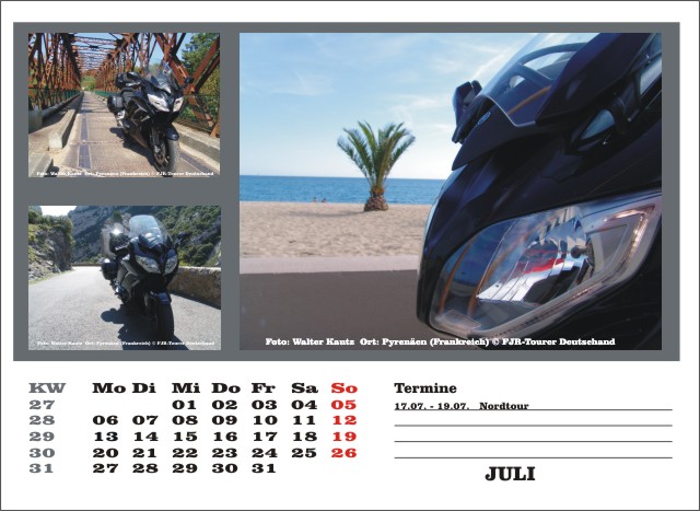 Kalender 2015 Juli