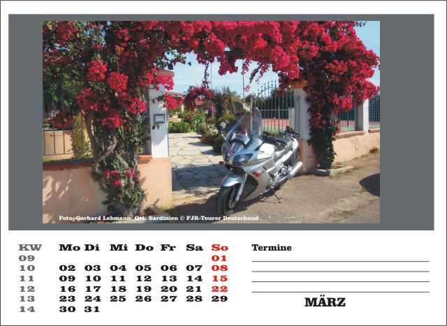 Kalender 2015 März