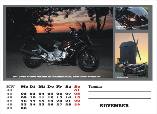 Kalender 2015 November