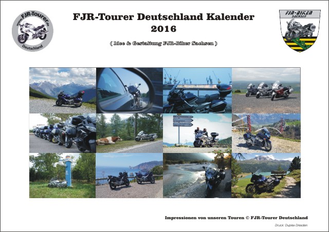 FJR-Tourer Kalender 2016