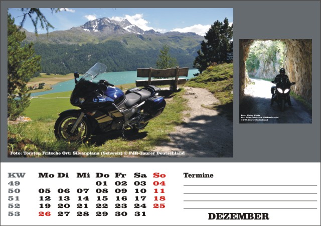 Kalender 2016 Dezember