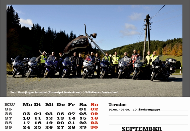 Kalender 2018 September