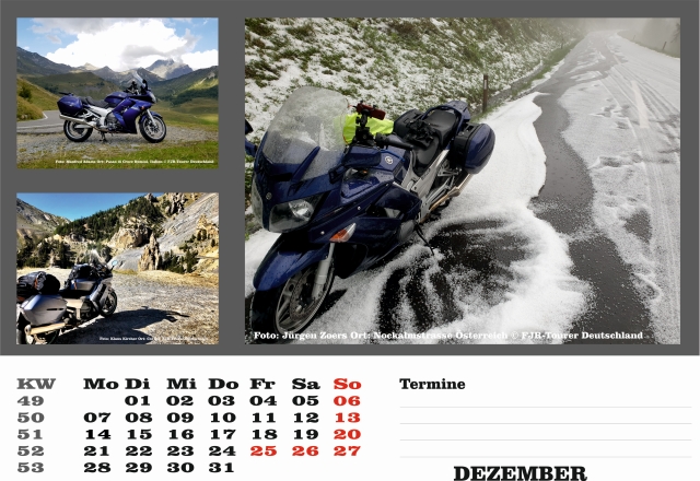 Kalender 2020 Dezember