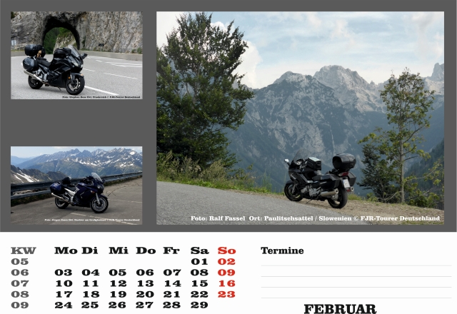 Kalender 2020 Februar