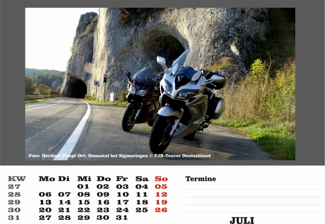 Kalender 2020 Juli