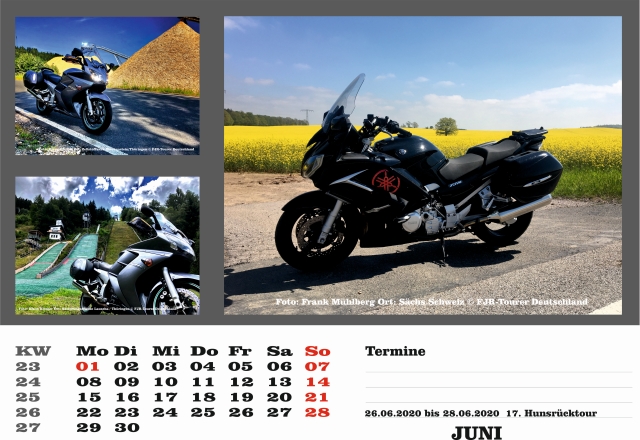Kalender 2020 Juni