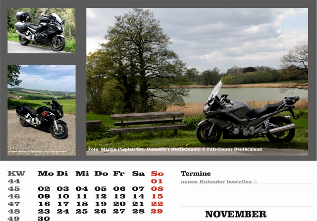 Kalender 2020 November