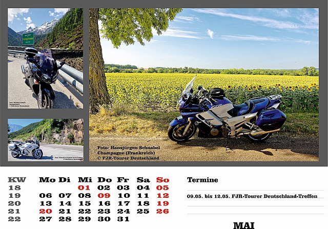 Kalender 2024 Mai